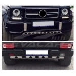 MERCEDES G SERİSİ W463 AMG ÖN ARKA TAMPON ALT MUHAFAZA SETİ METAL