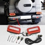 MERCEDES G SERİSİ W463 LEDLİ ARKA TAMPON REFLEKTÖRÜ SETİ KIRMIZI