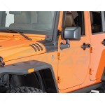 JEEP RUBİCON JK RUGGED RİDGE ÖN CAM ALTI KÖŞE KAPLAMA SETİ SİYAH