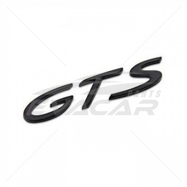 PORSCHE GTS YAZI SİYAH