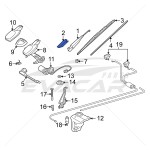 MERCEDES W124 W201 W202 W208 W210  KASA SİLECEK KOLU KAPAĞI 1248240349