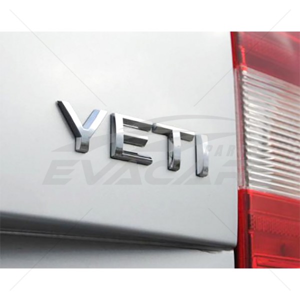 SKODA YETI BAGAJ YAZISI KROM 2013 - 2018